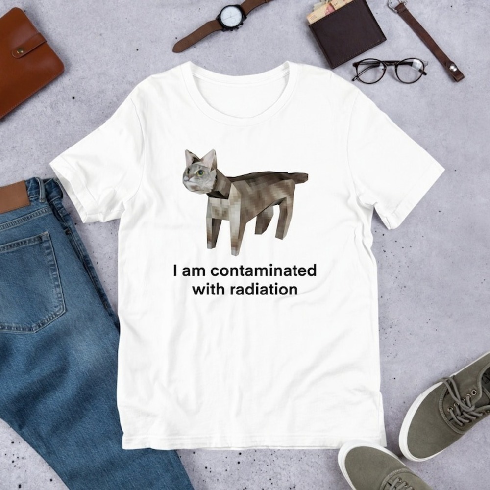 I Am Contaminated Funny Cat Unisex Tshirt